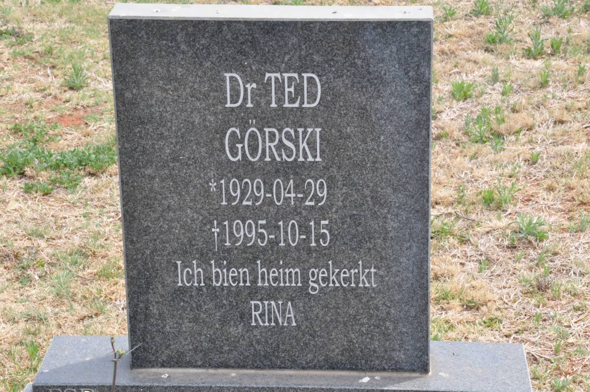 GÖRSKI Ted 1929-1995
