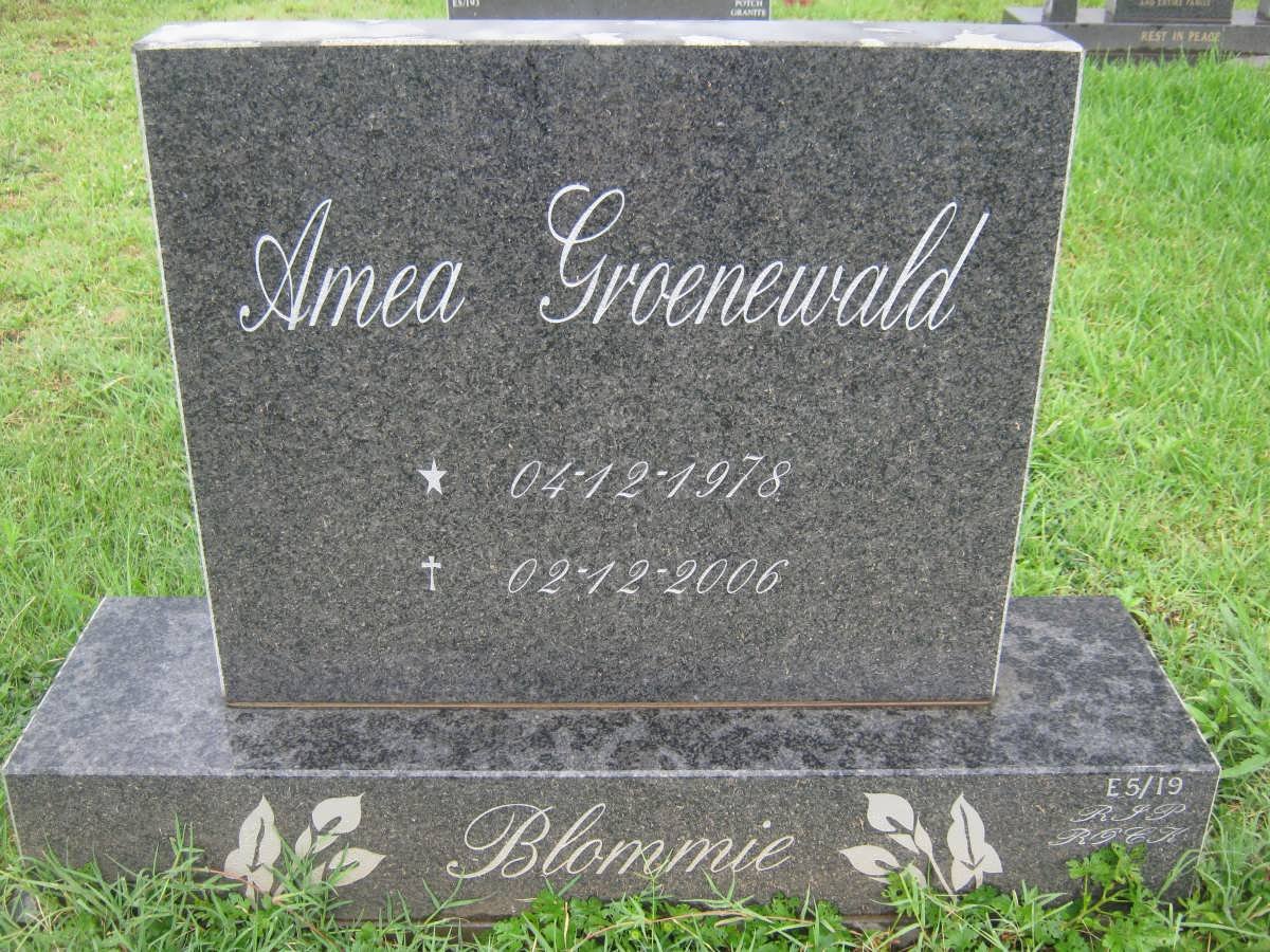 GROENEWALD Amea 1978-2006