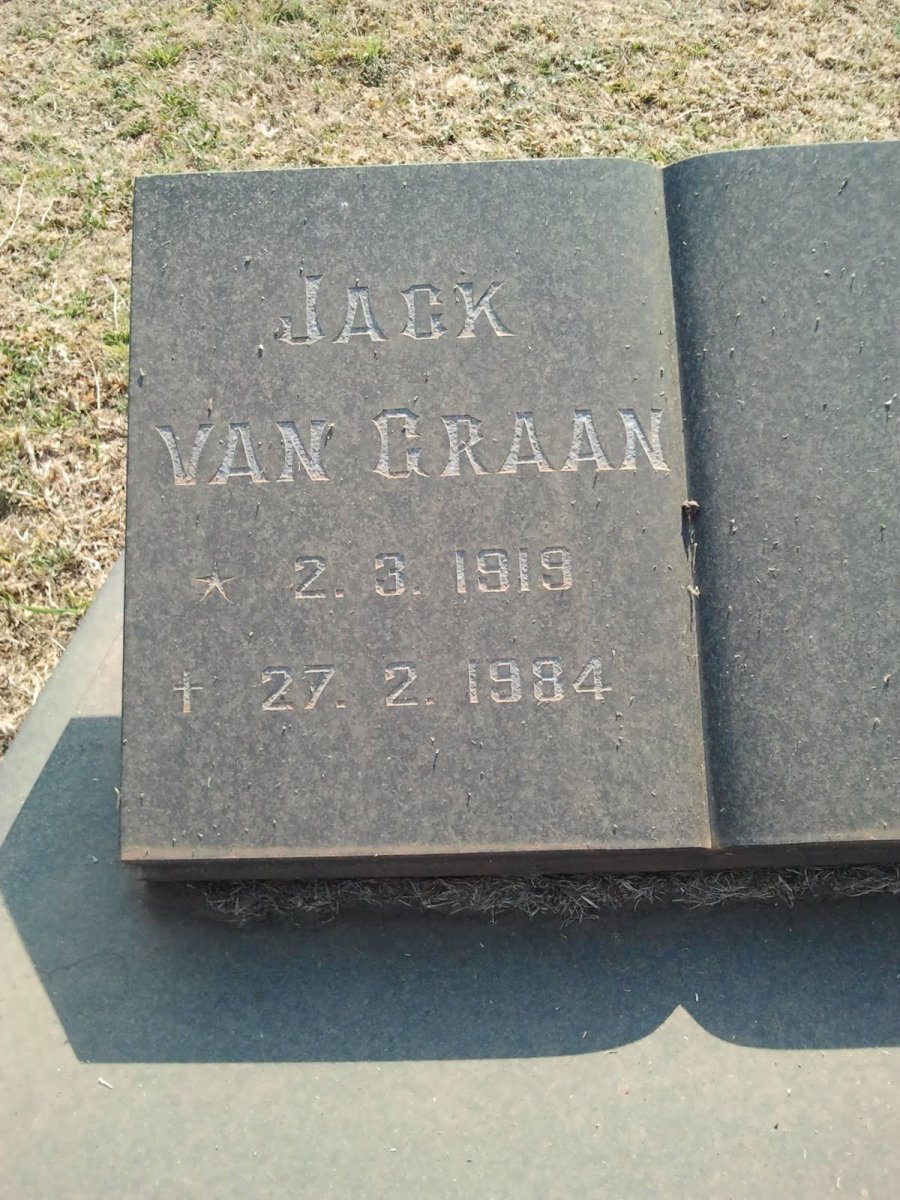 GRAAN Jack, van 1919-1984