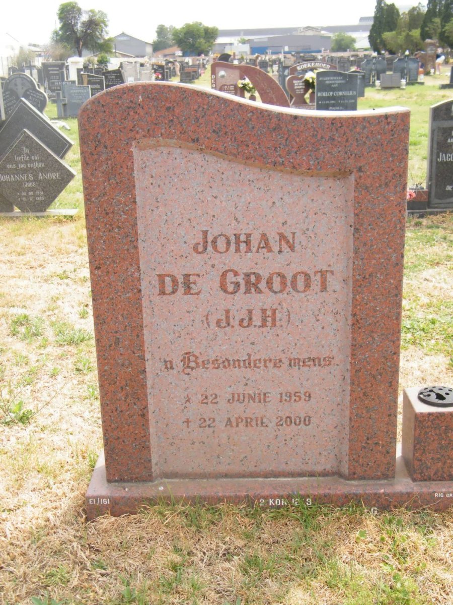 GROOT J.J.H., de 1959-2000