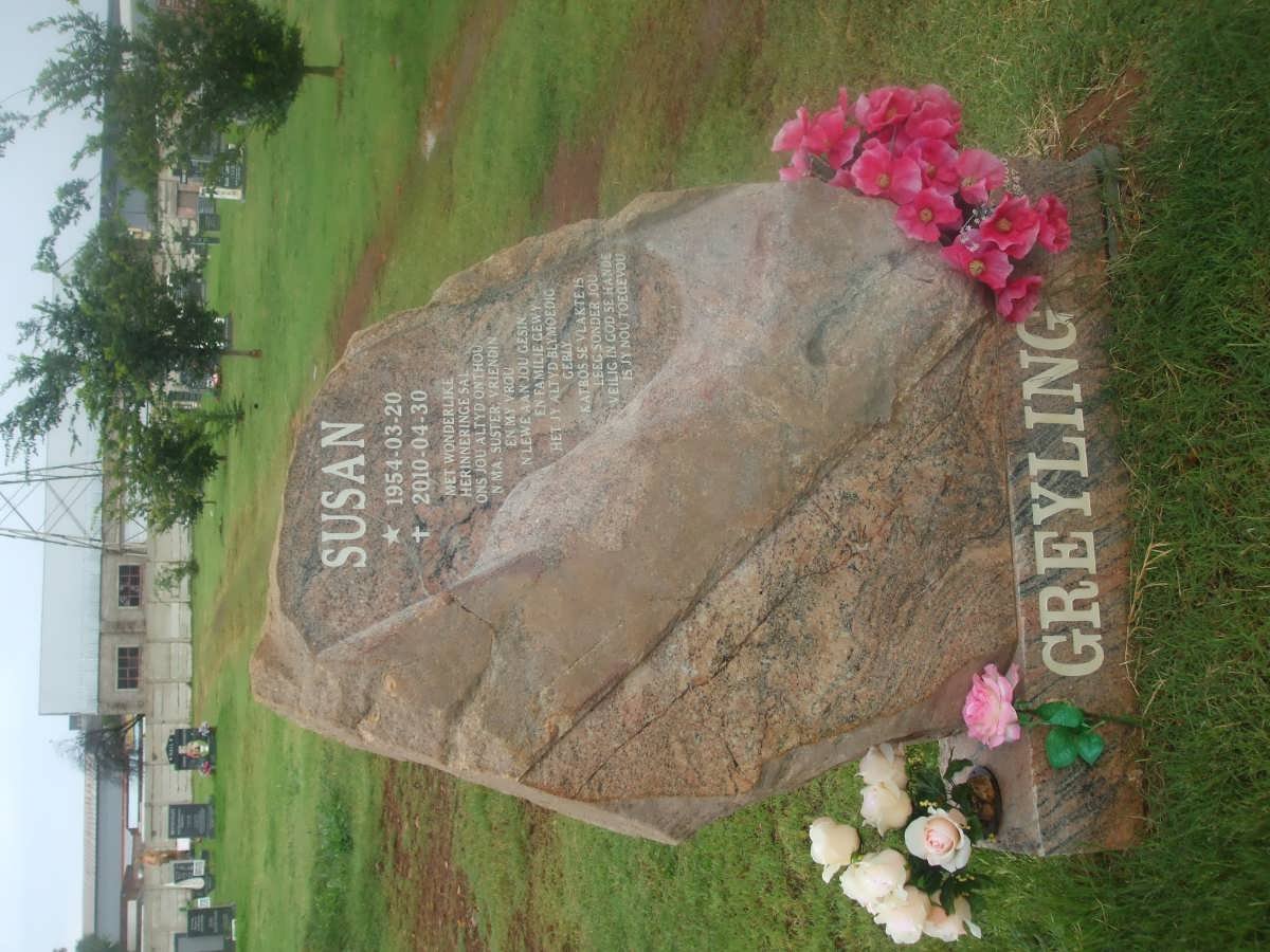 GREYLING Susan 1954-2010