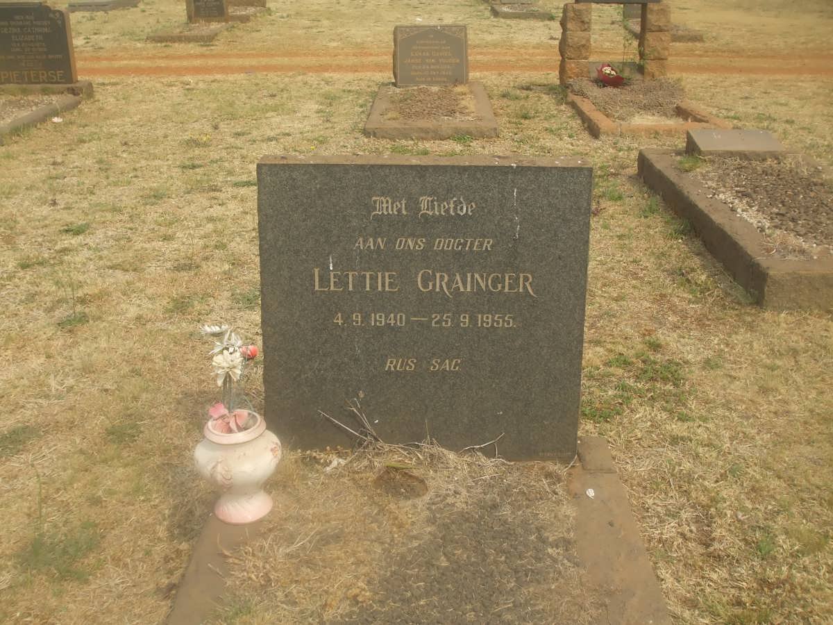 GRAINGER Lettie 1940-1955