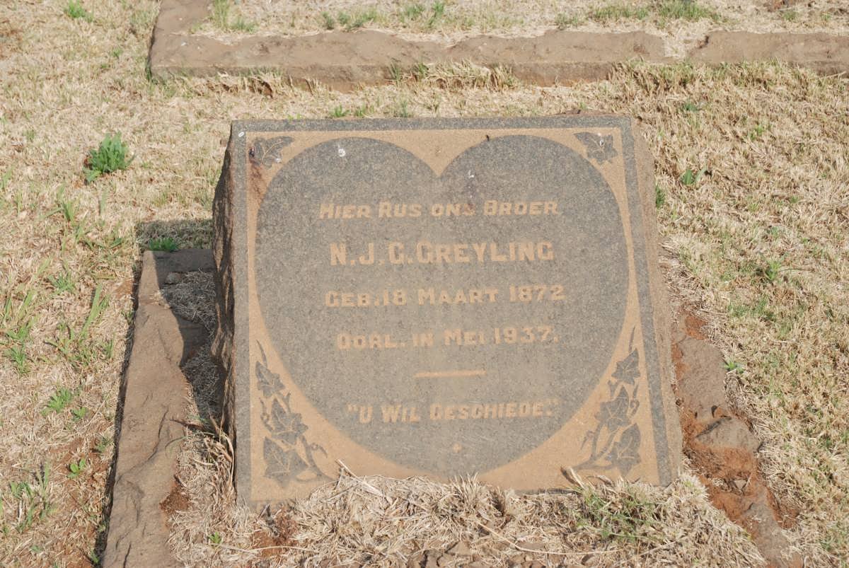 GREYLING N.J.C. 1872-1937