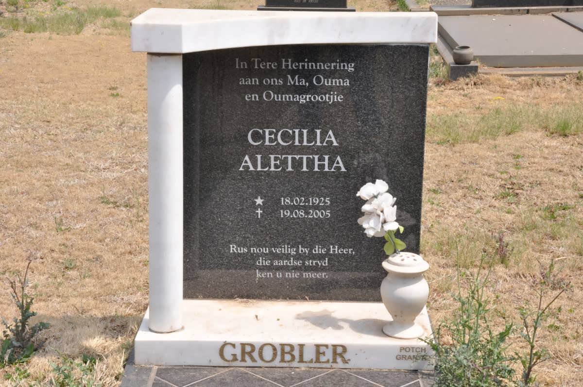GROBLER Cecilia Alettha 1925-2005