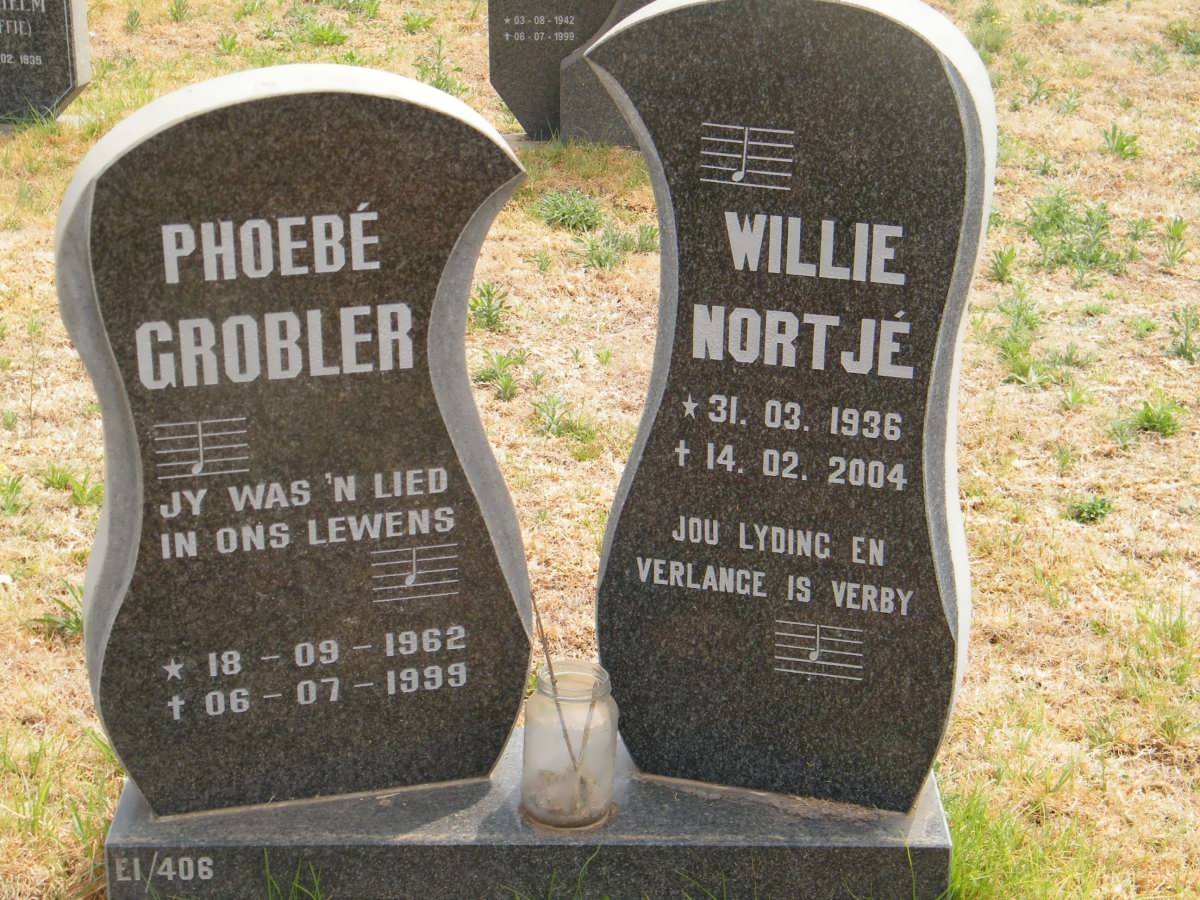 GROBLER Willie Nortjé 1936-2004 :: GROBLER Phoebé 1962-1999