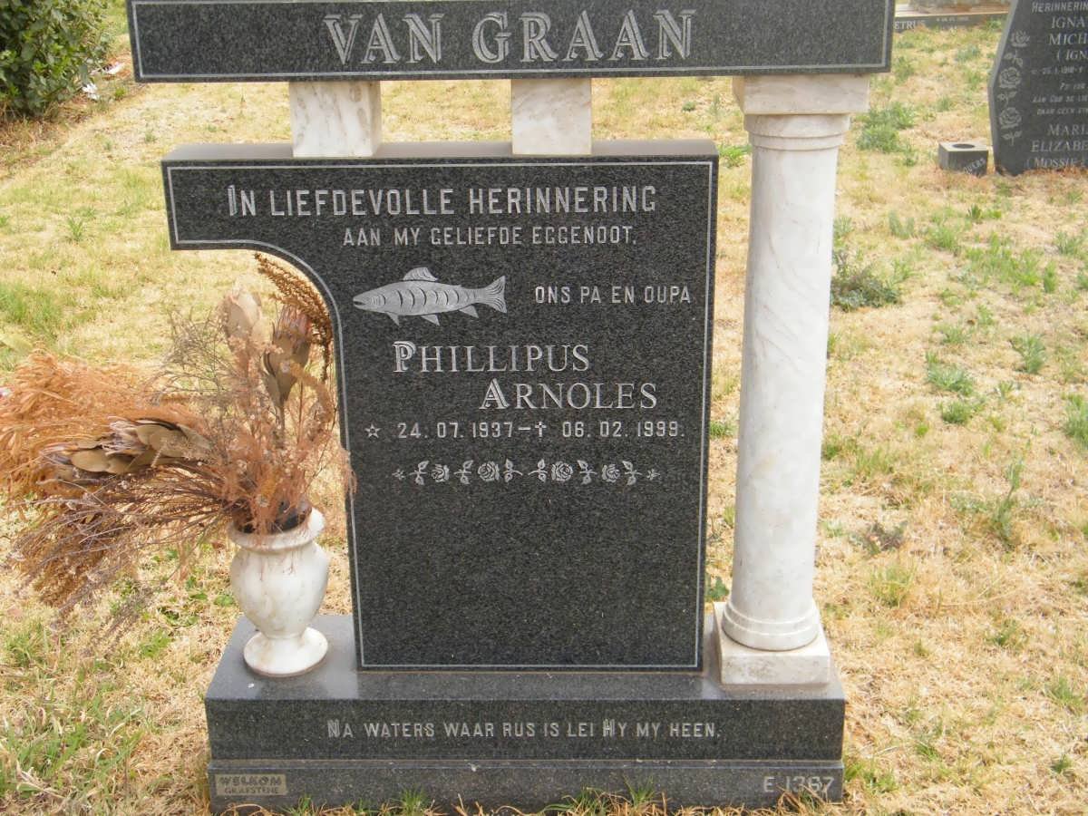 GRAAN Phillipus Arnoles, van 1937-1999