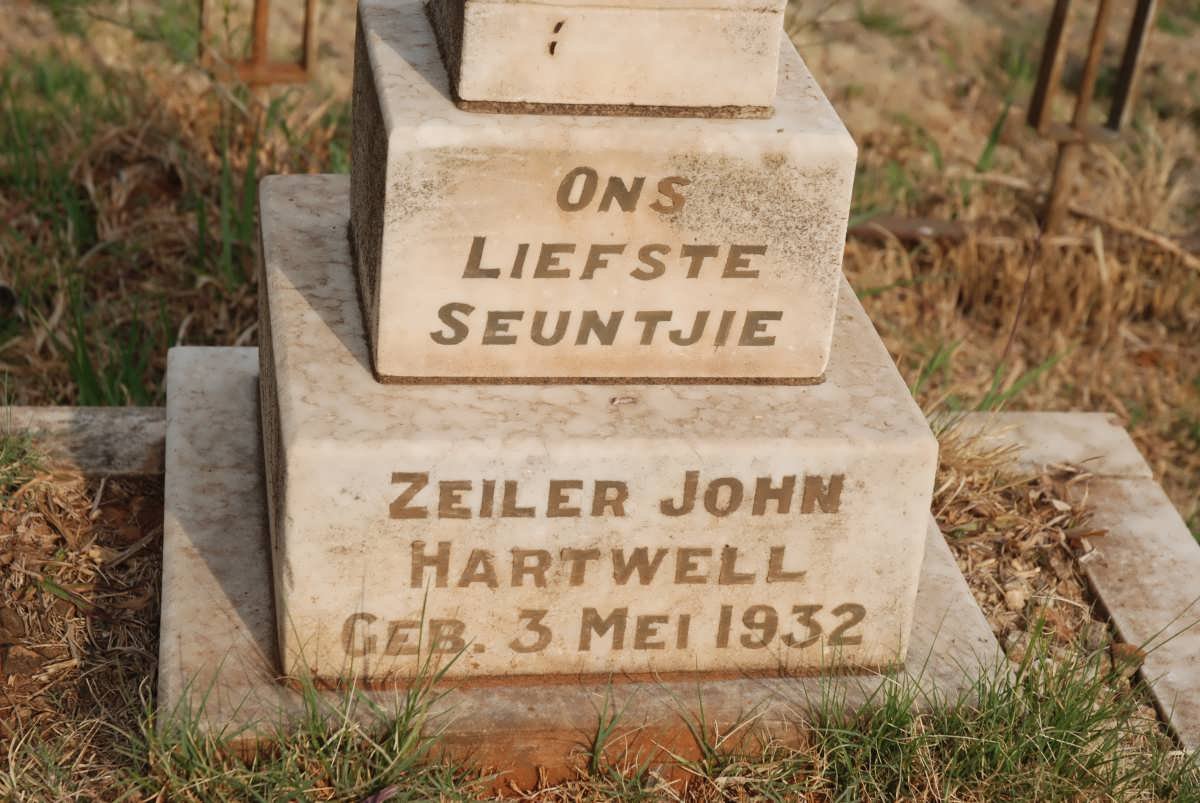 HARTWELL Zeiler John 1932-