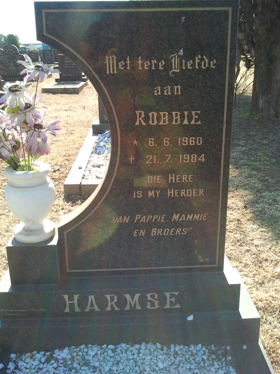 HARMSE Robbie 1960-1984