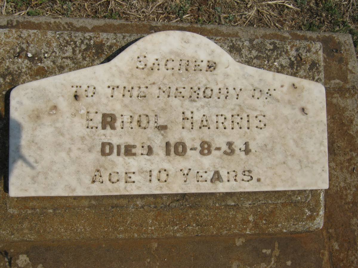 HARRIS Errol -1934