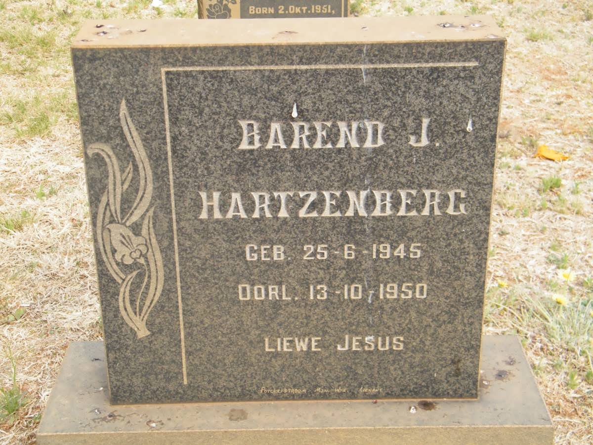 HARTZENBERG Barend J. 1945-1950