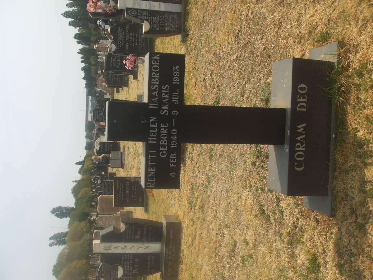 HAASBROEK Renett Helen nee SKARIS 1940-1993