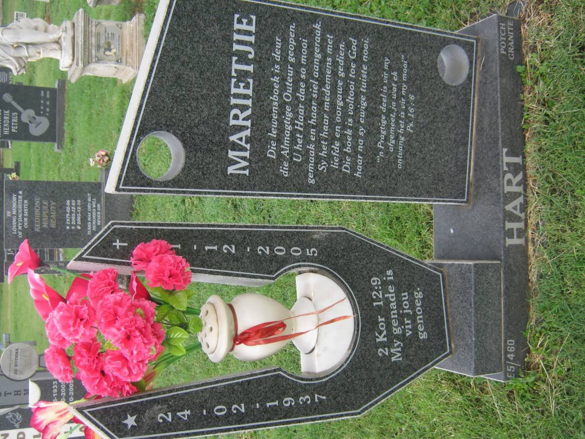 HART Marietjie 1937-2005