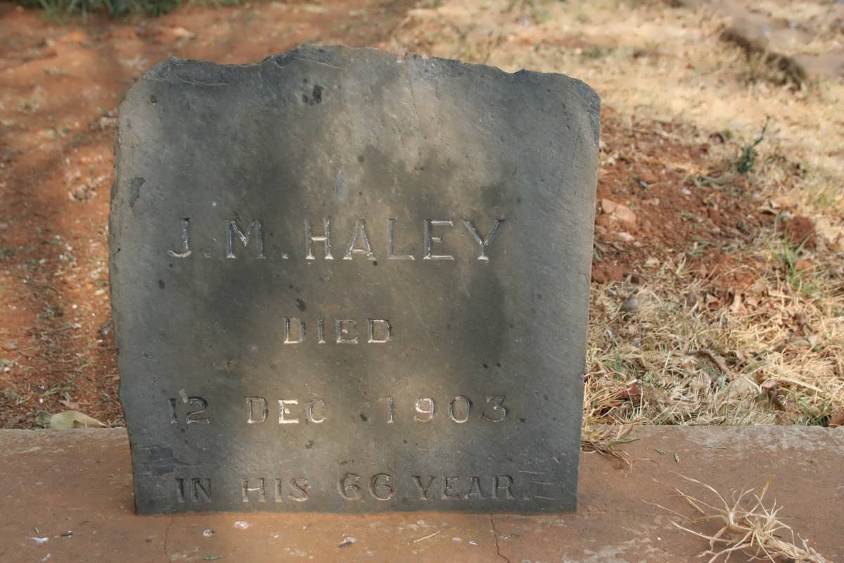 HALEY J.M. -1903