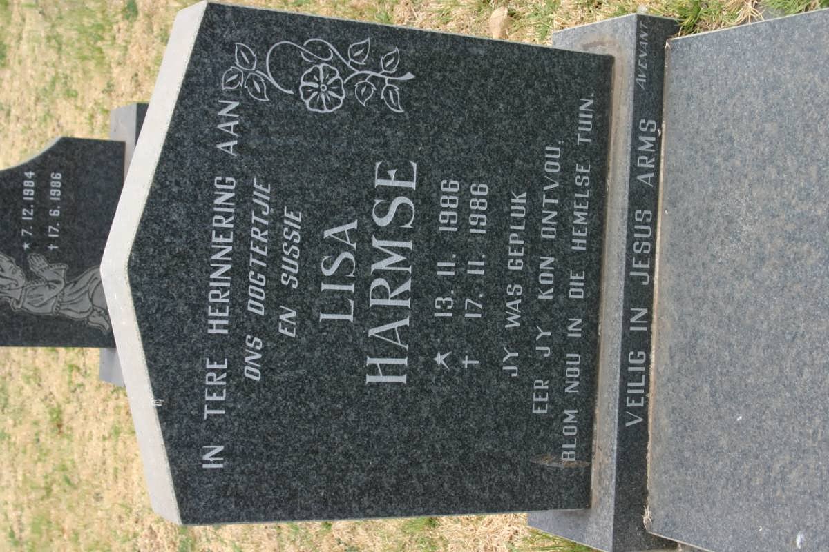 HARMSE Lisa 1986-1986