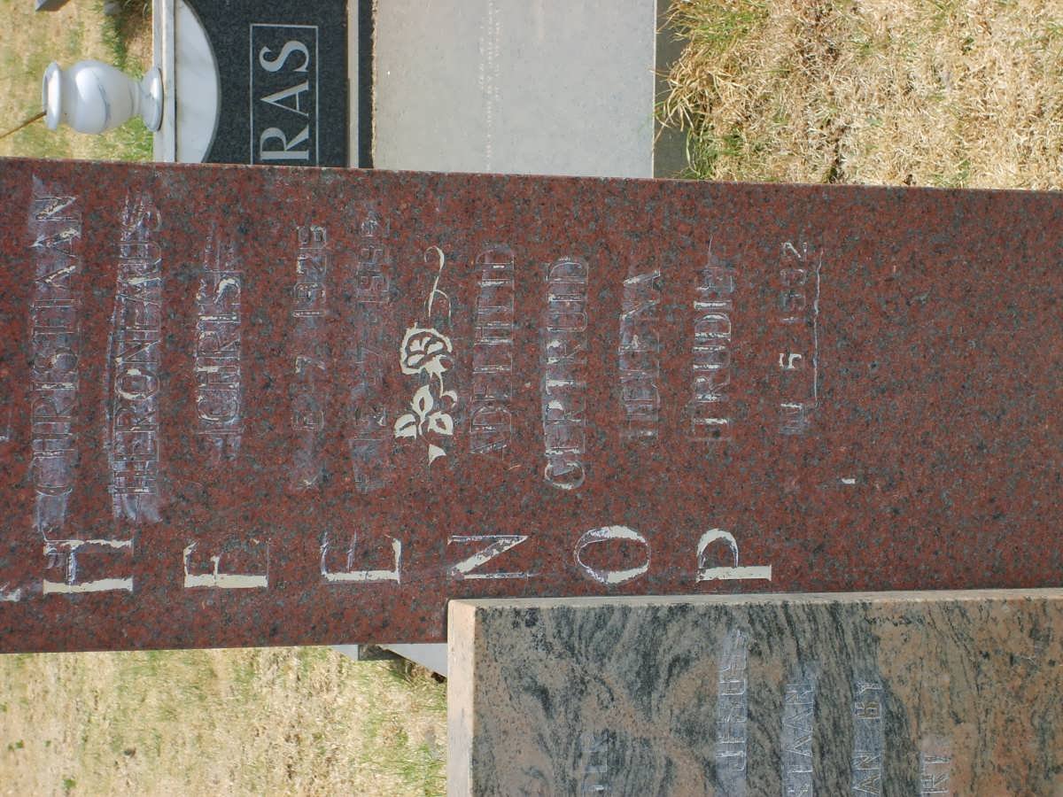 HEENOP Christiaan Heronemus 1926-1992 &amp; Adelheid Gertruid Helena 1932-