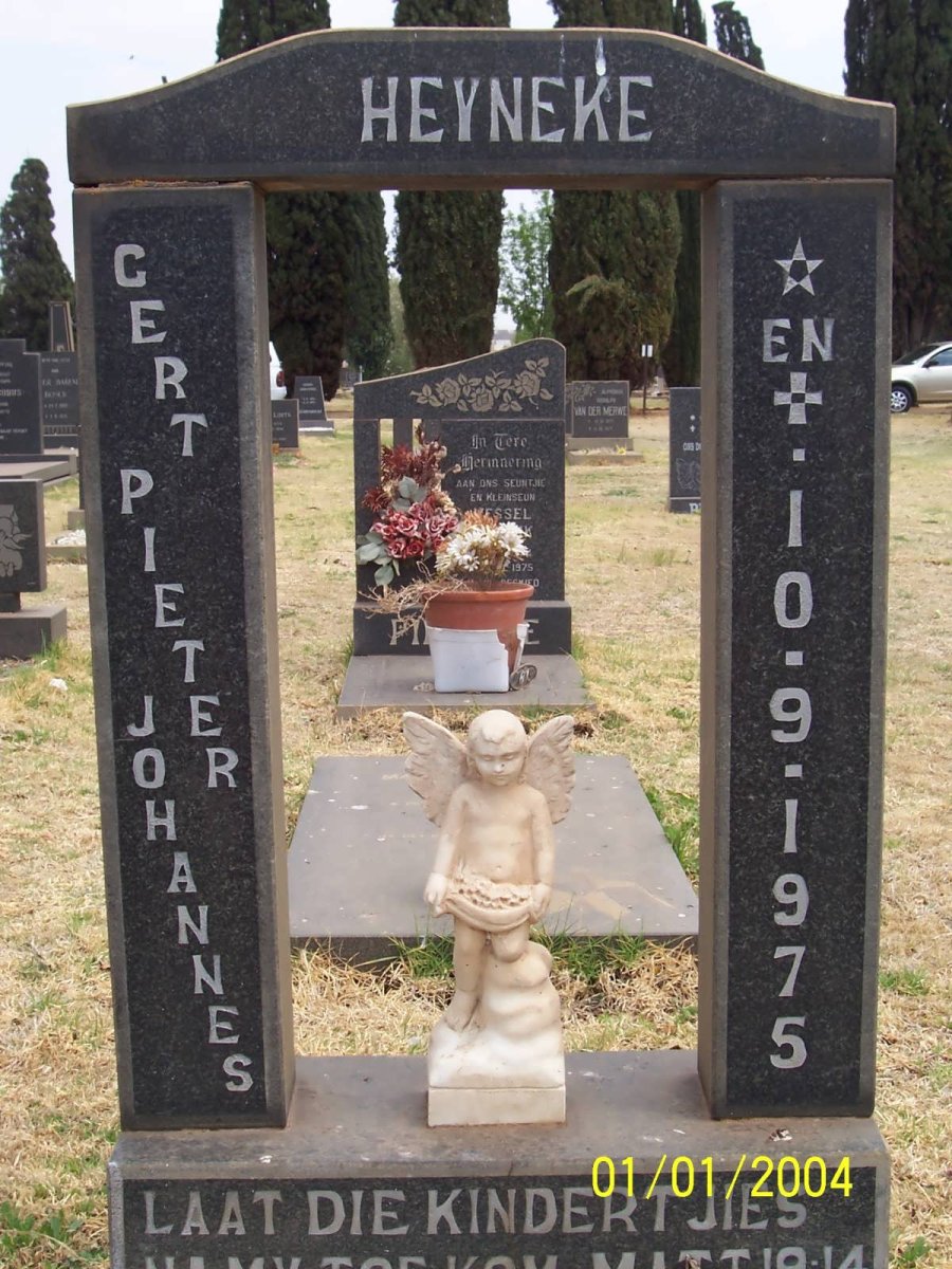 HEYNEKE Gert Pieter Johannes 1975-1975