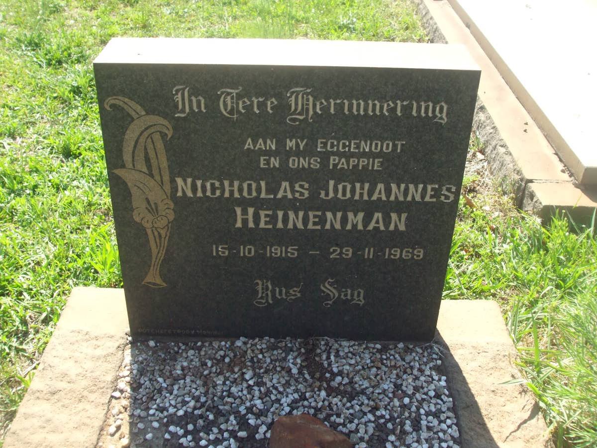 HEINENMAN Nicholas Johannes 1915-1969
