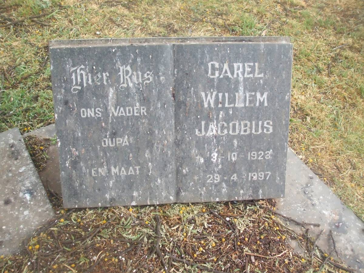 ? Carel Willem Jacobus 1928-1997