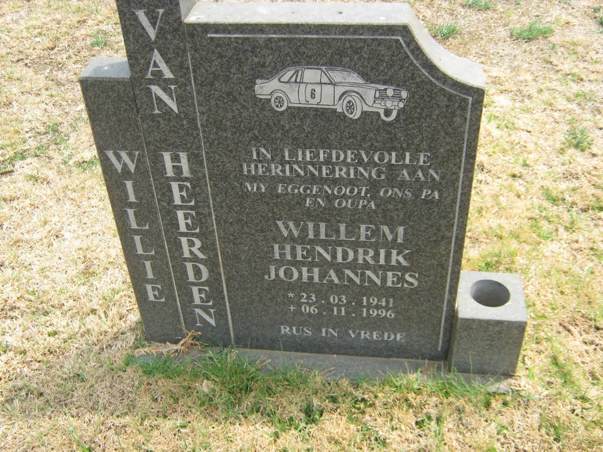 HEERDEN Willem Hendrik Johannes, van 1941-1996