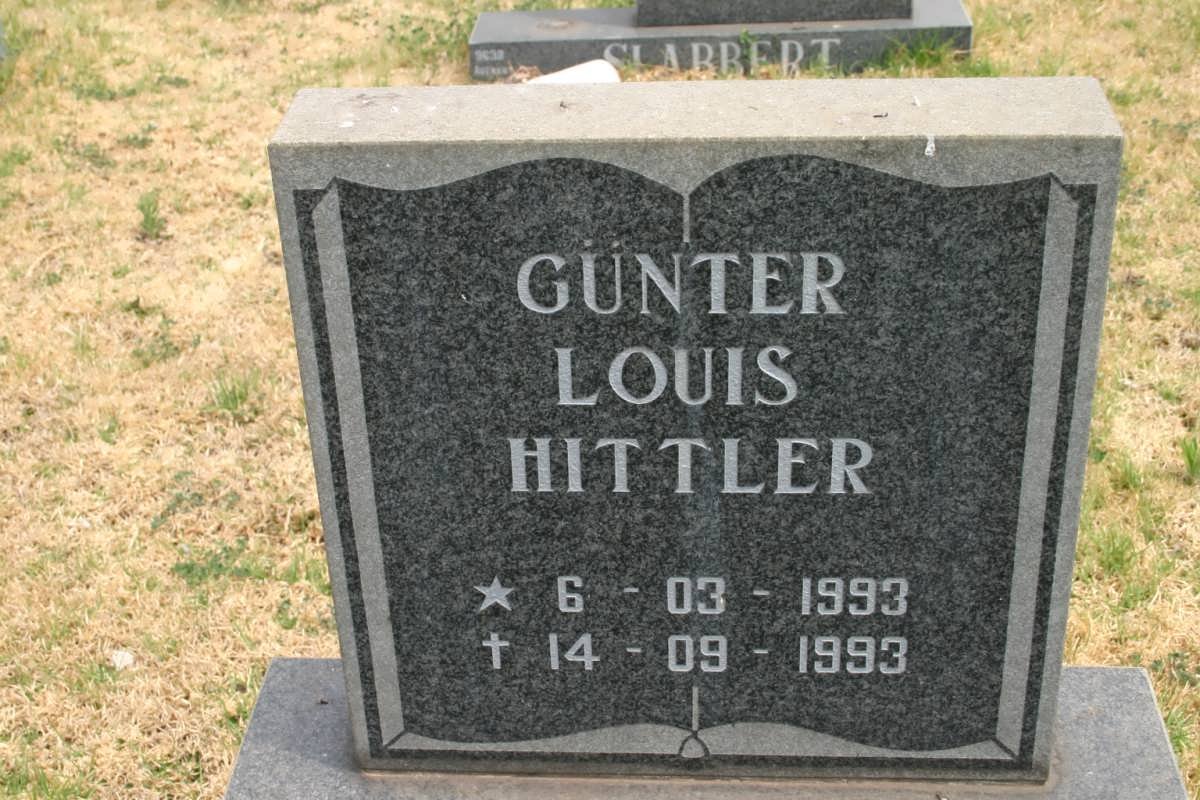 HITTLER Gunter Louis 1993-1993
