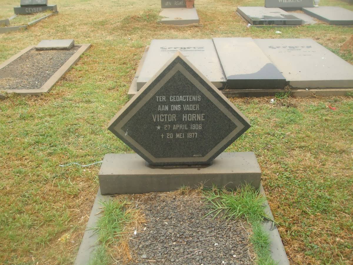 HORNE Victor 1906-1977