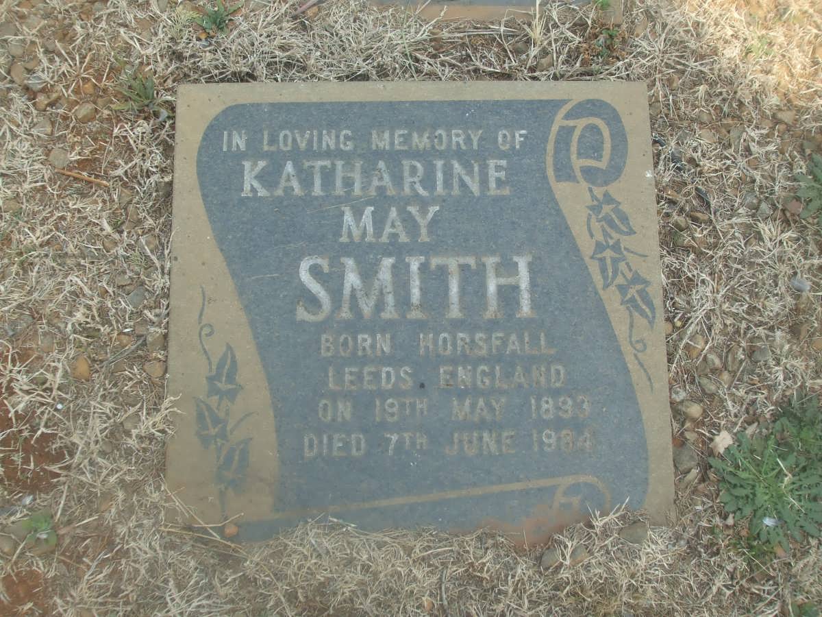 SMITH Katharine May 1893-1984