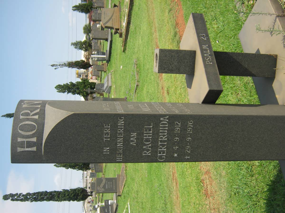HORN Rachel Gertruida 1912-1976