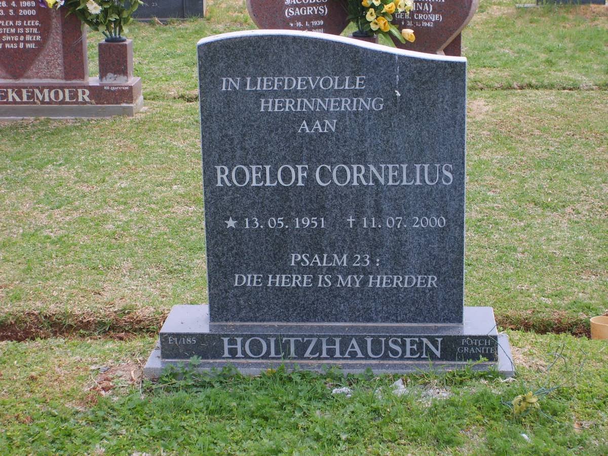 HOLTZHAUSEN Roelof Cornelius 1951-2000