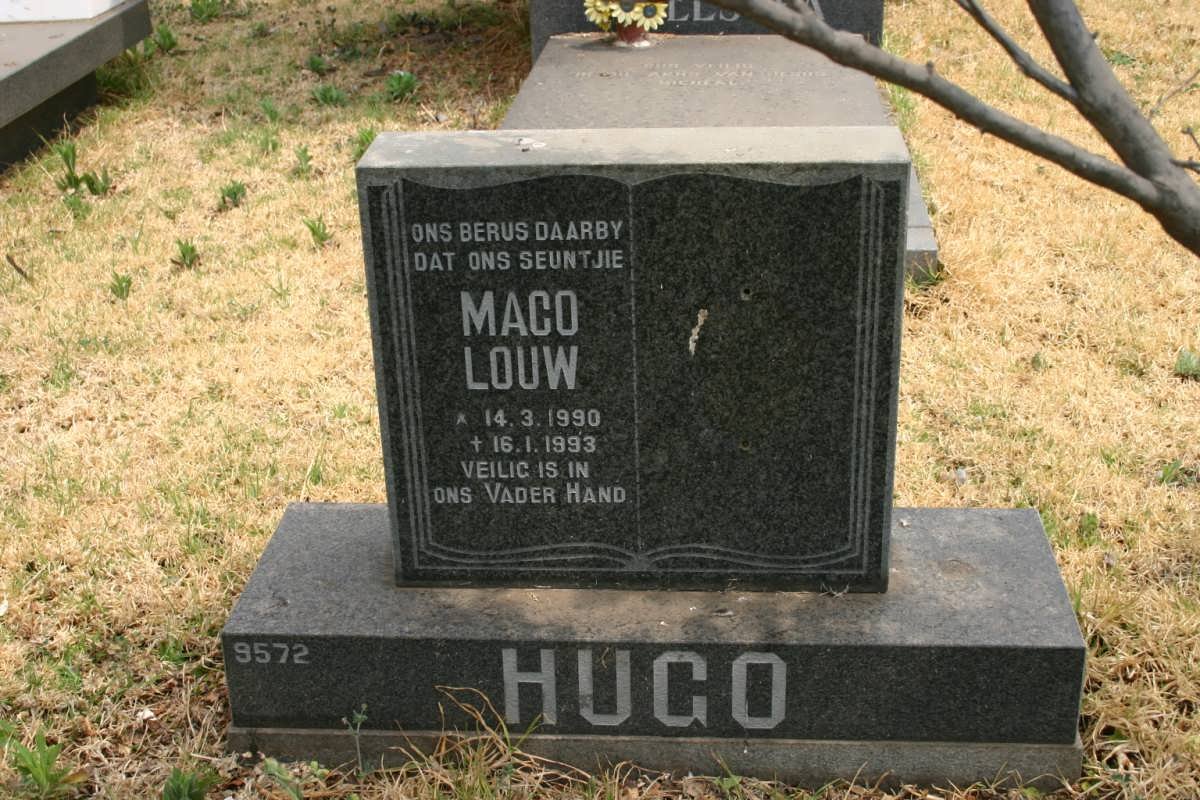 HUGO Maco Louw 1990-1993