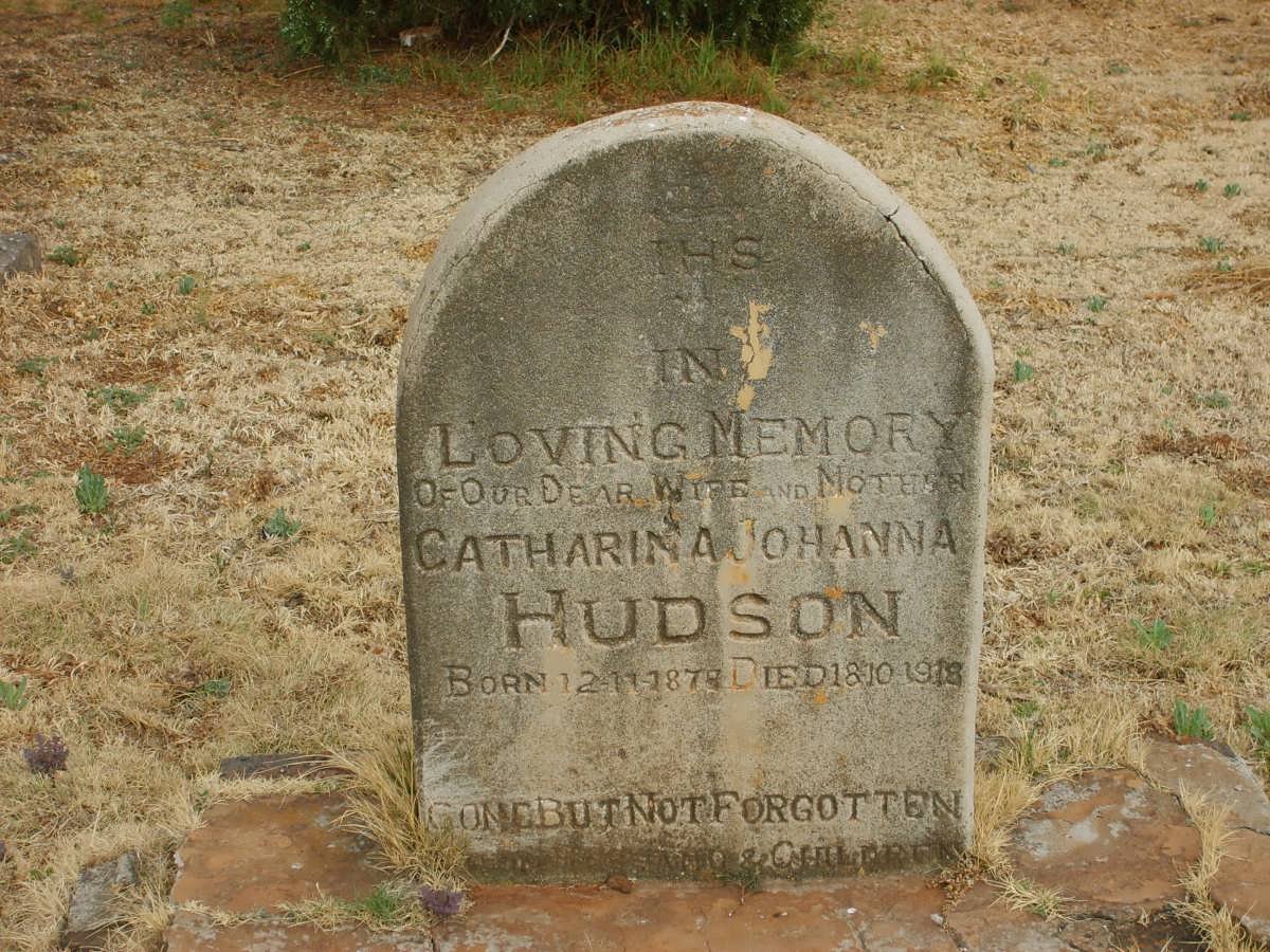 HUDSON Catharina Johanna 1878-1918