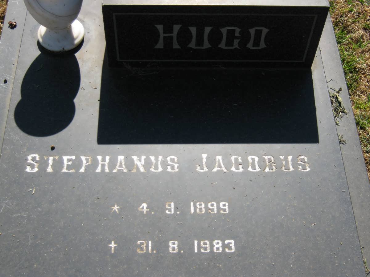 HUGO Stephanus Jacobus 1899-1983