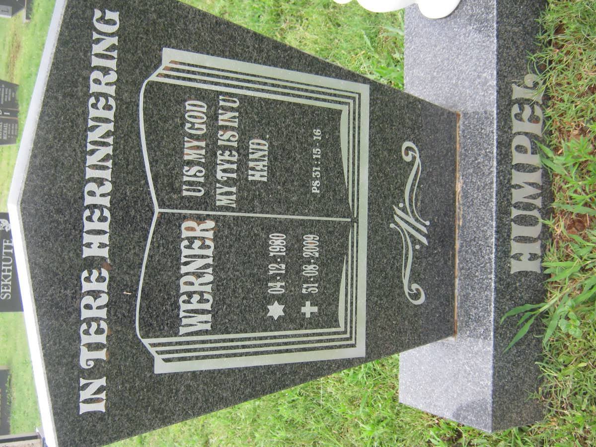 HUMPEL Werner 1980-2009