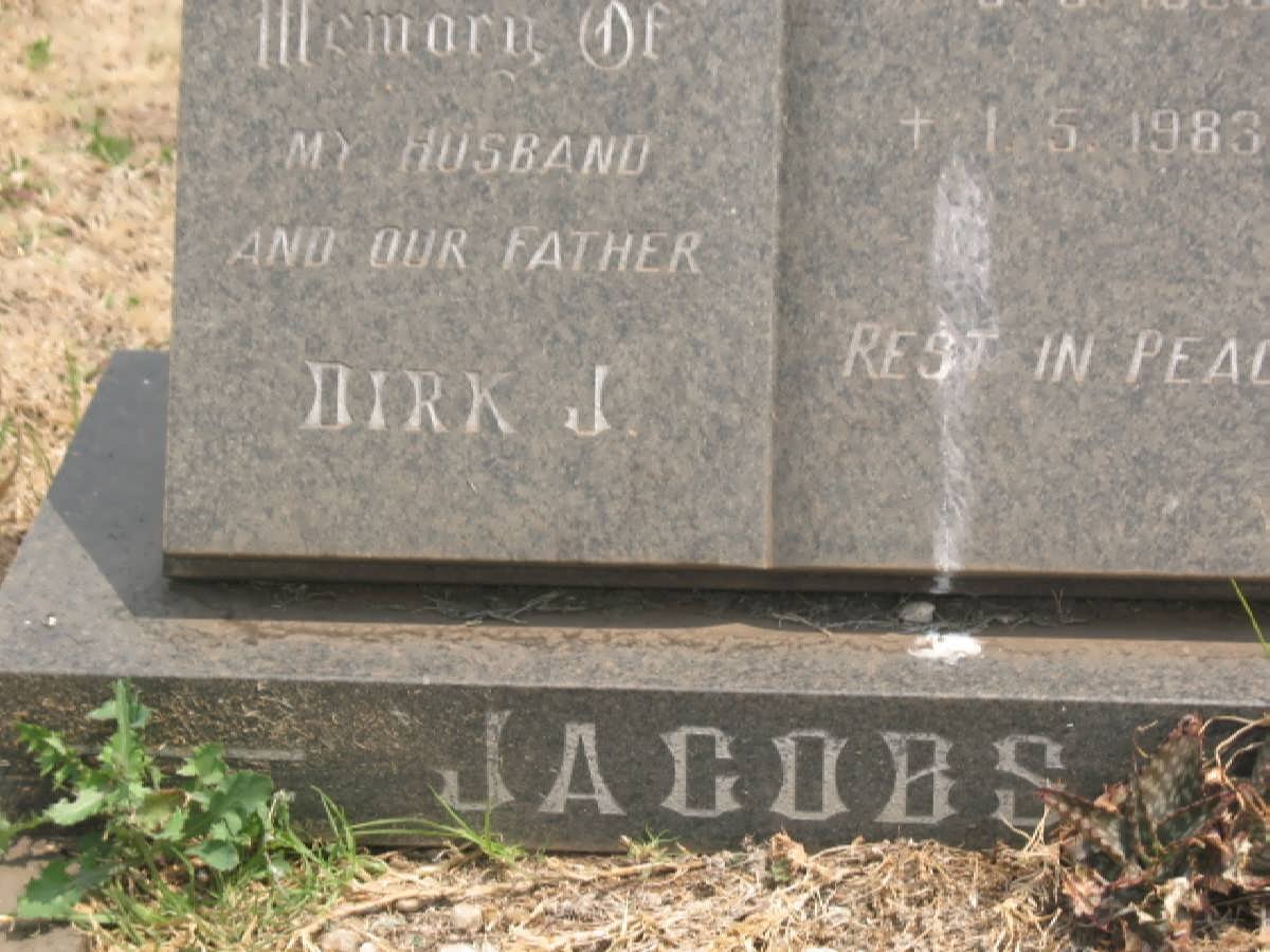 JACOBS Dirk J. -1983