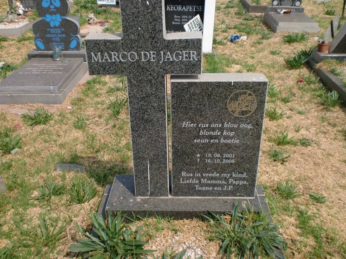 JAGER Marco, de 2001-2005