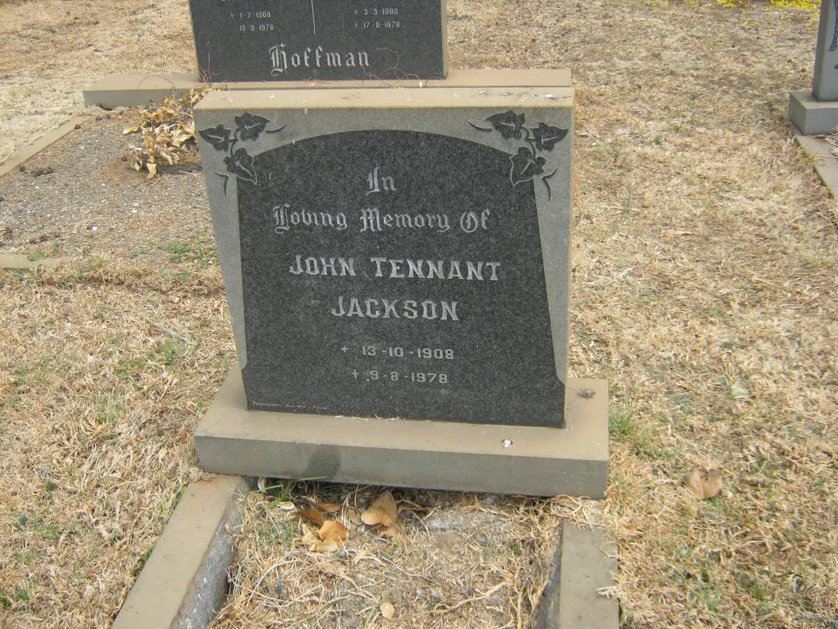 JACKSON John Tennant 1908-1978