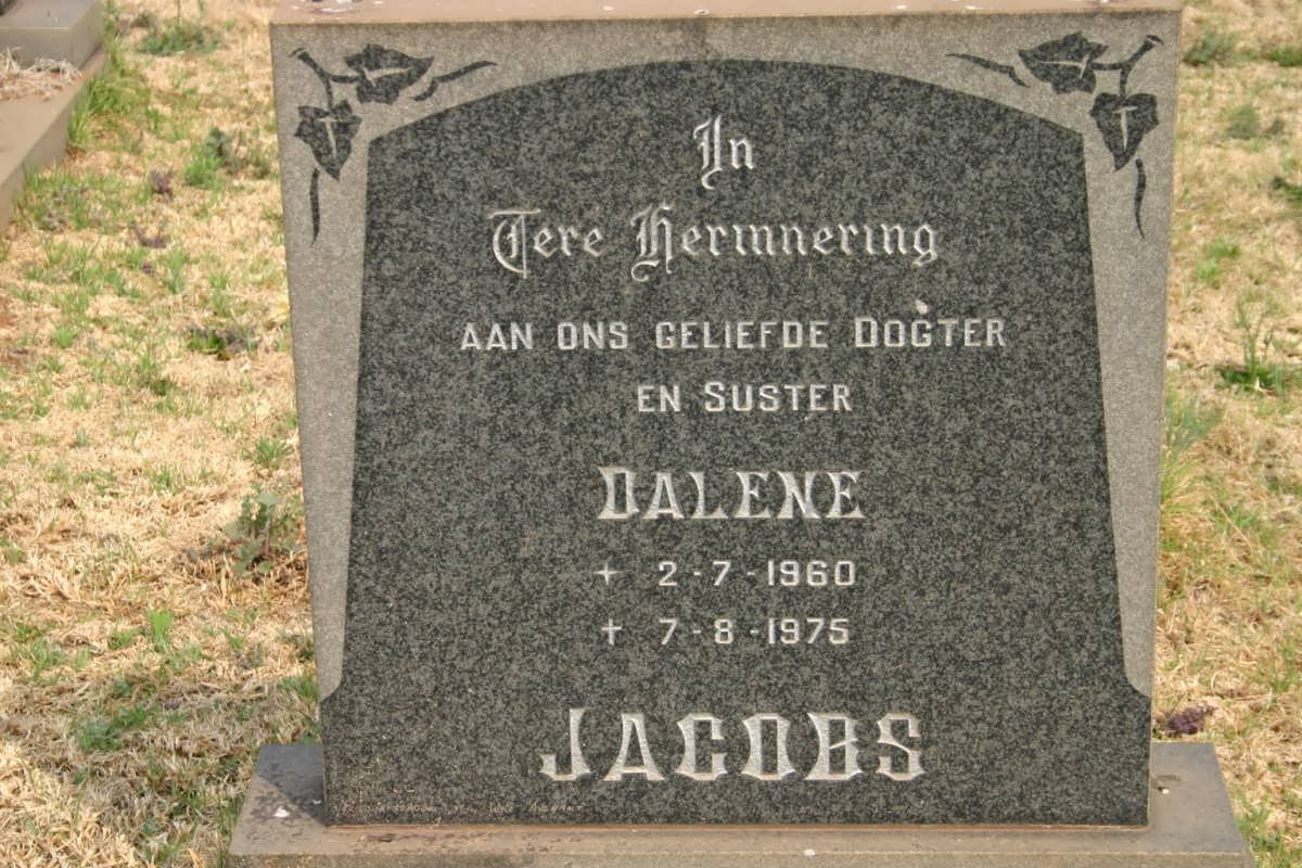 JACOBS Dalene 1960-1975