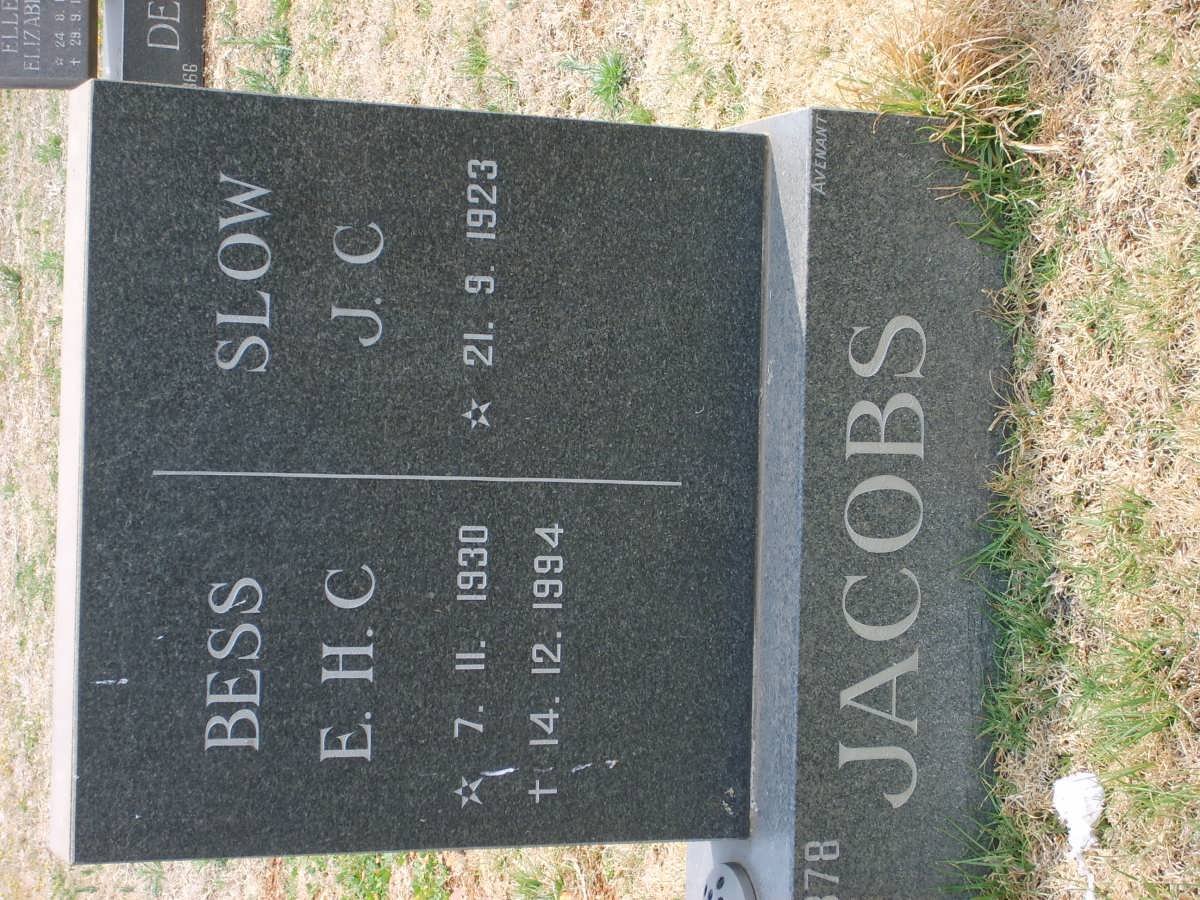 JACOBS J.C. 1923- &amp; E.H.C. 1930-1994