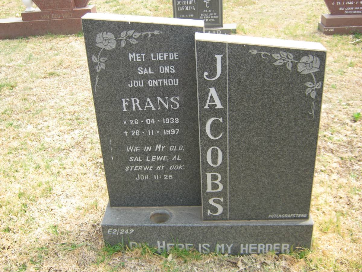 JACOBS Frans 1938-1997