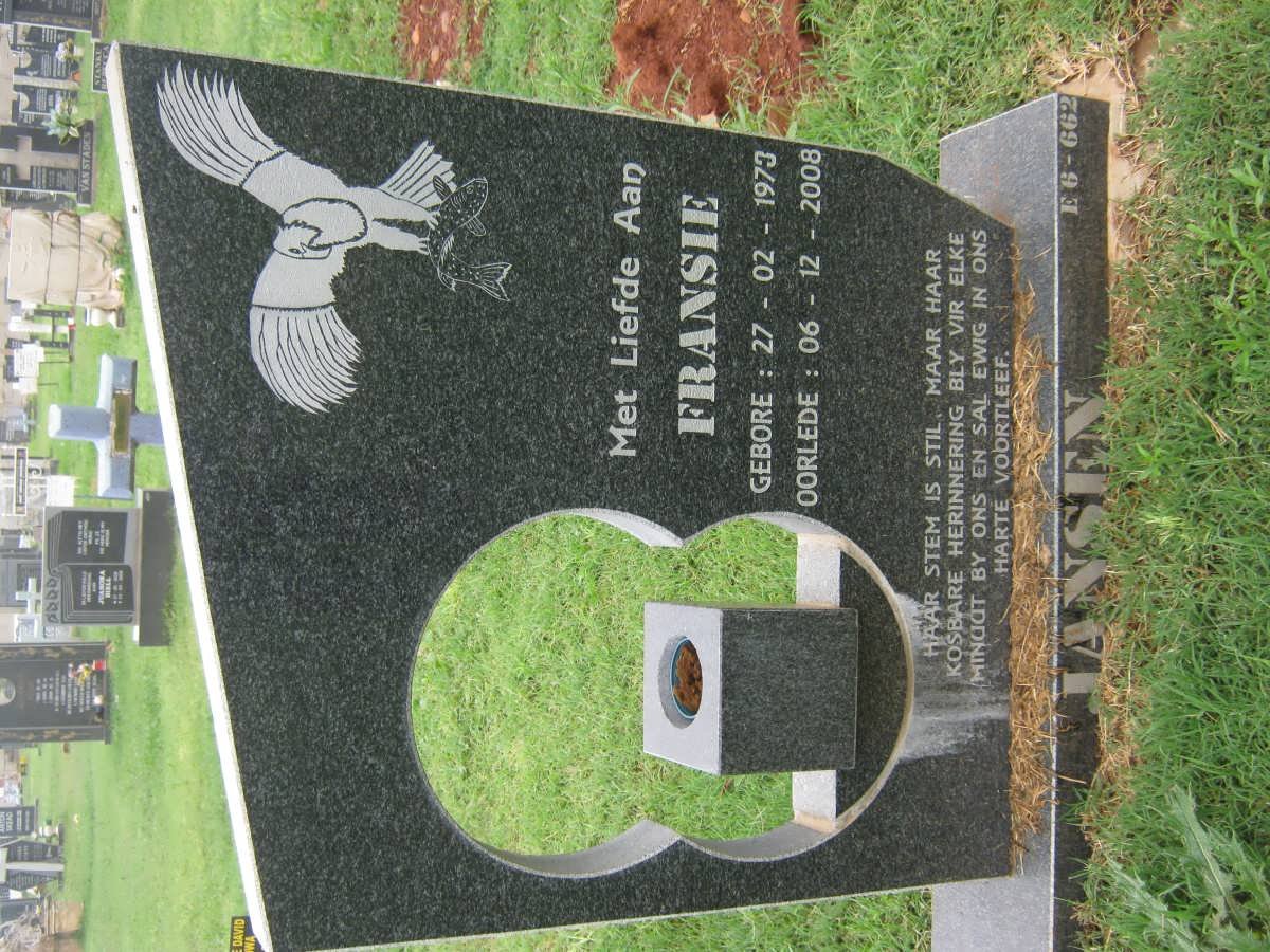 JANSEN Fransie 1973-2008