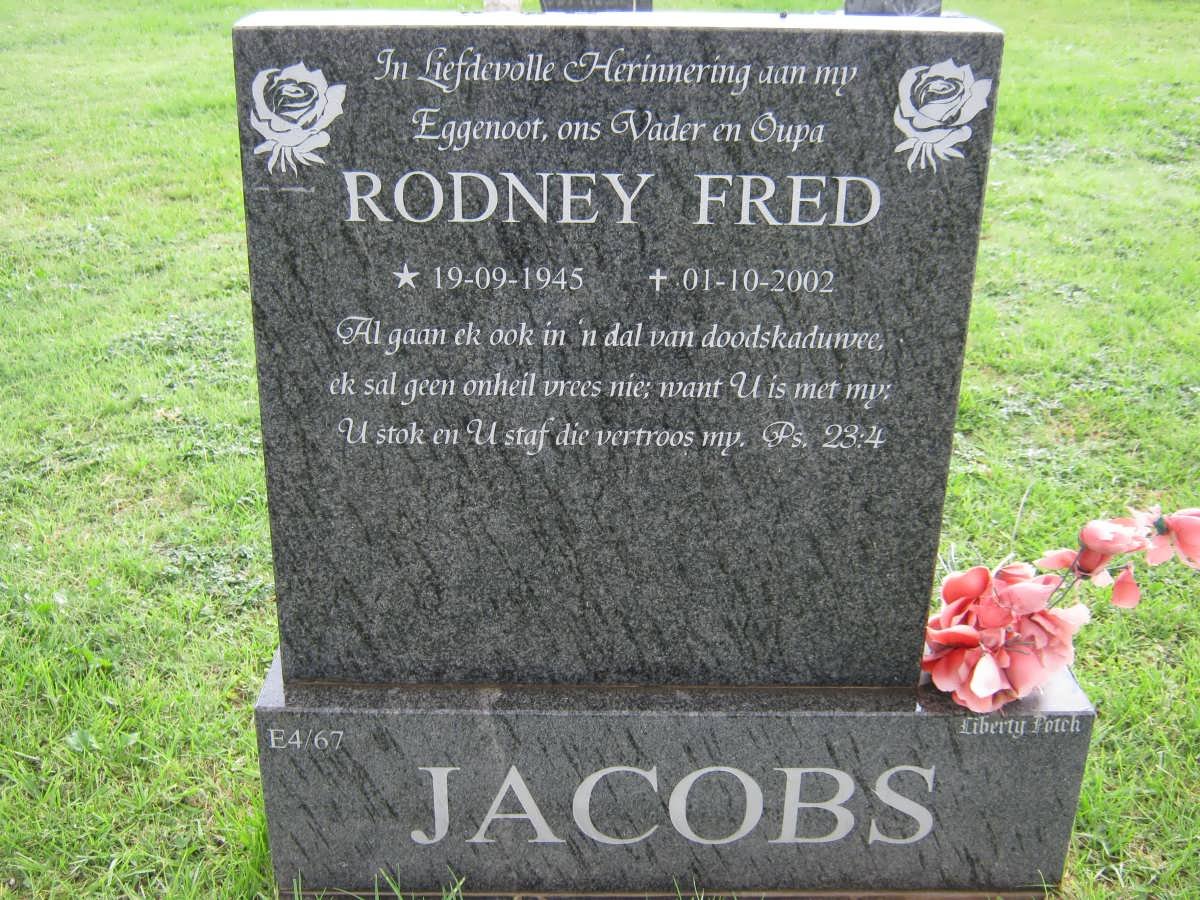 JACOBS Rodney Fred 1945-2002