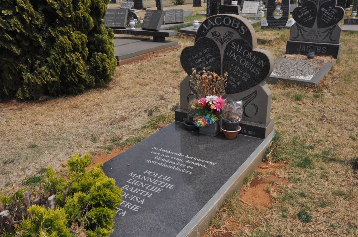 JACOBS Salomon Jacobus 1933-1991