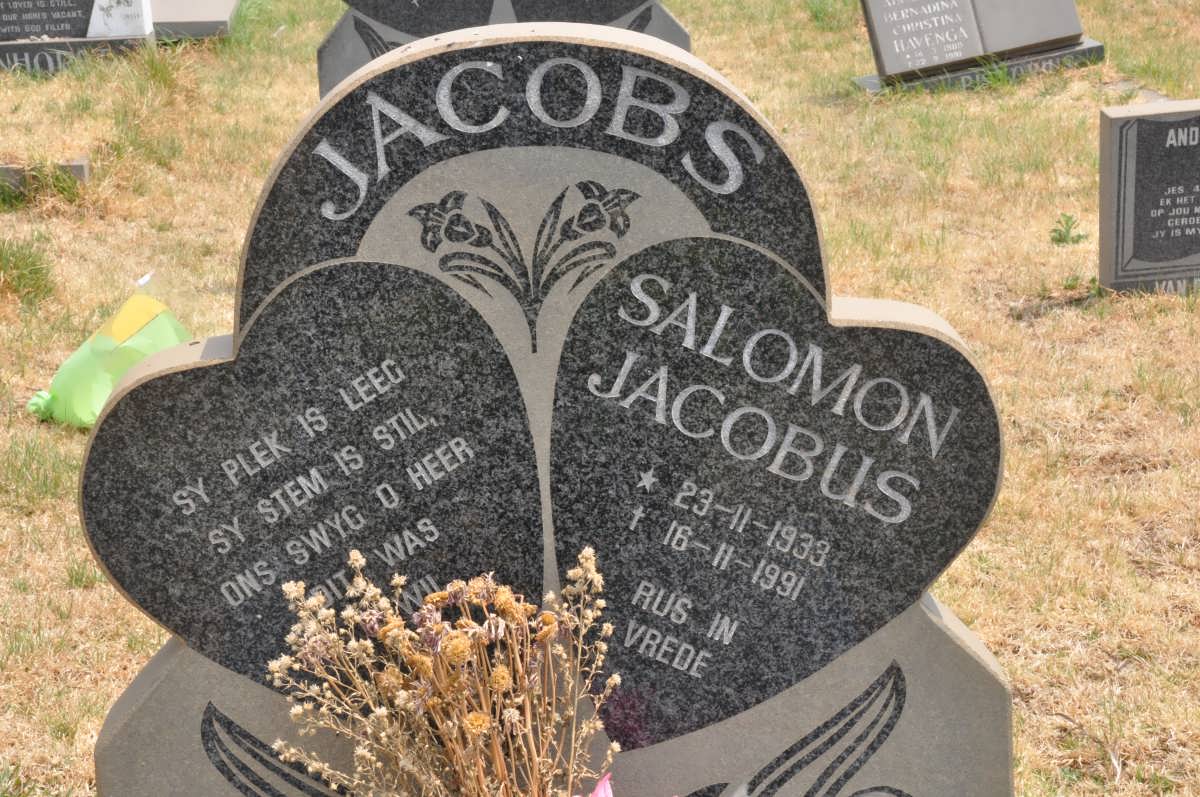 JACOBS Salomon Jacobus 1933-1991