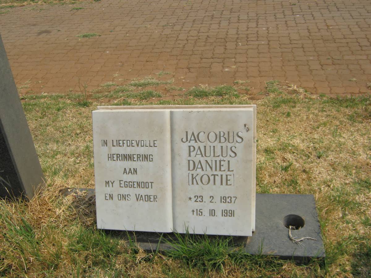 JANSEN Jacobus Paulus Daniel 1937-1991