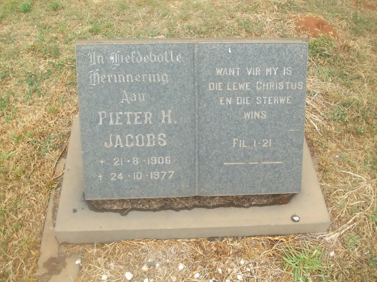 JACOBS Pieter H. 1906-1977
