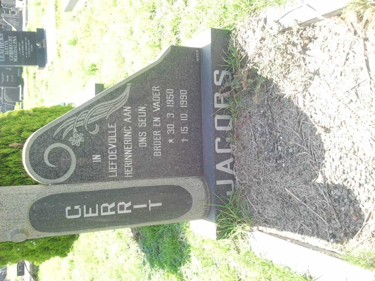 JACOBS Gerrit 1950-1990