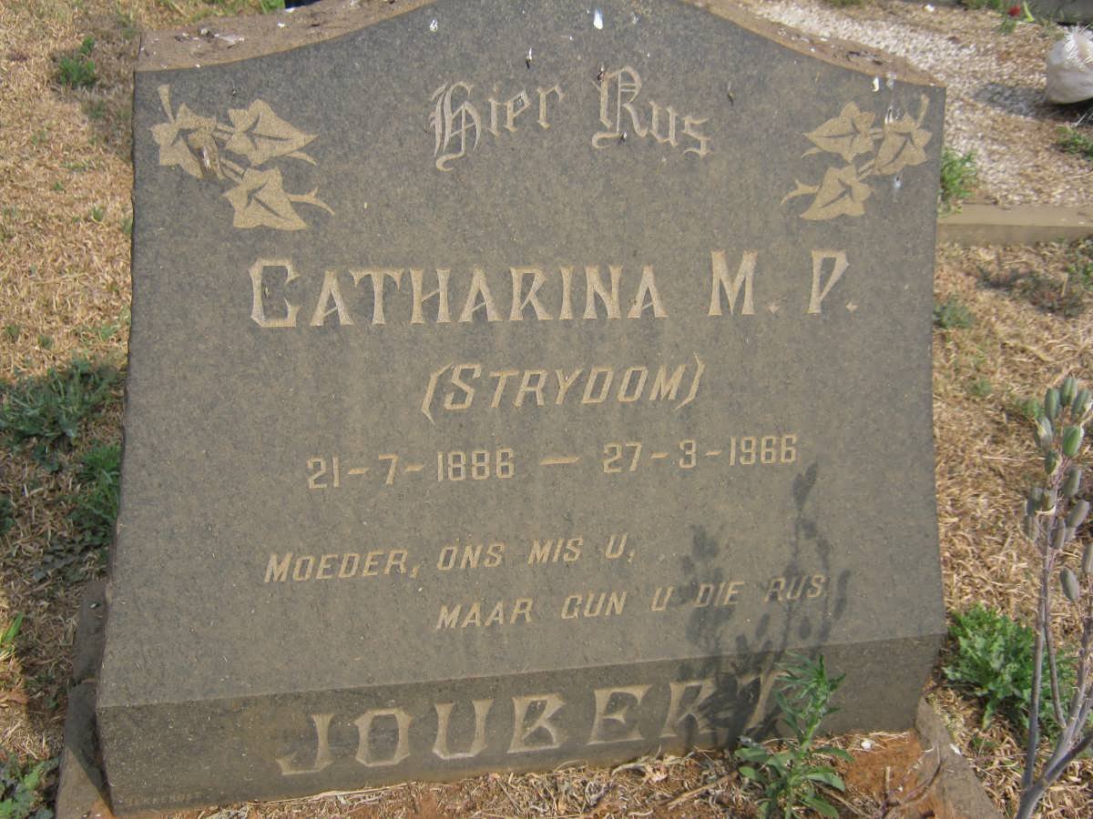 JOUBERT Catharina M.P. nee STRYDOM 1886-1966