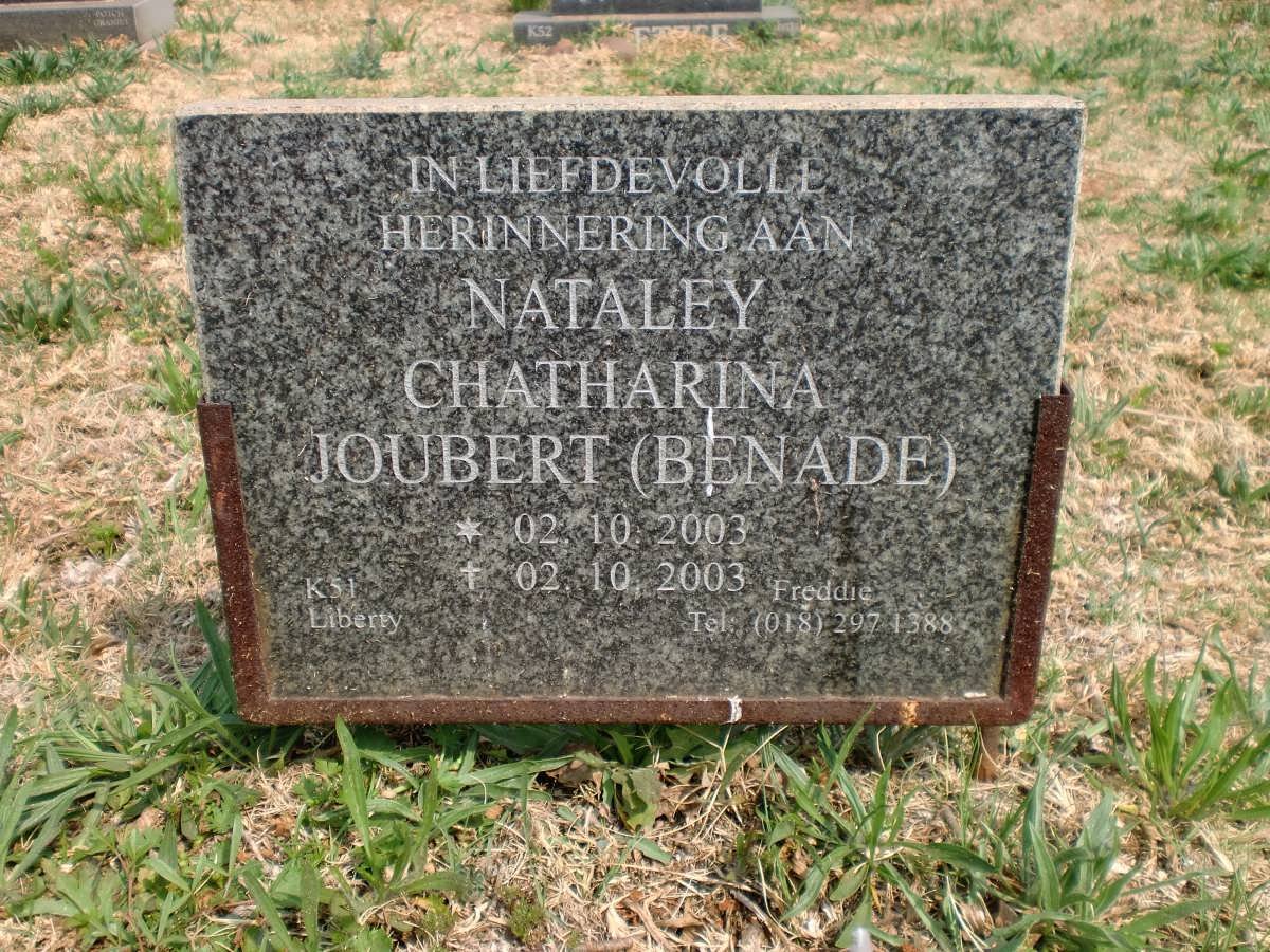 JOUBERT Nataley Chatharina  2003-2003