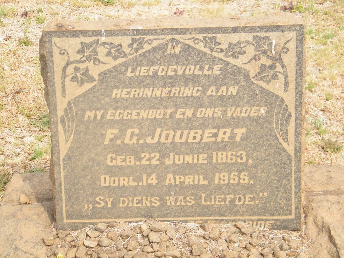 JOUBERT F.G. 1863-1955