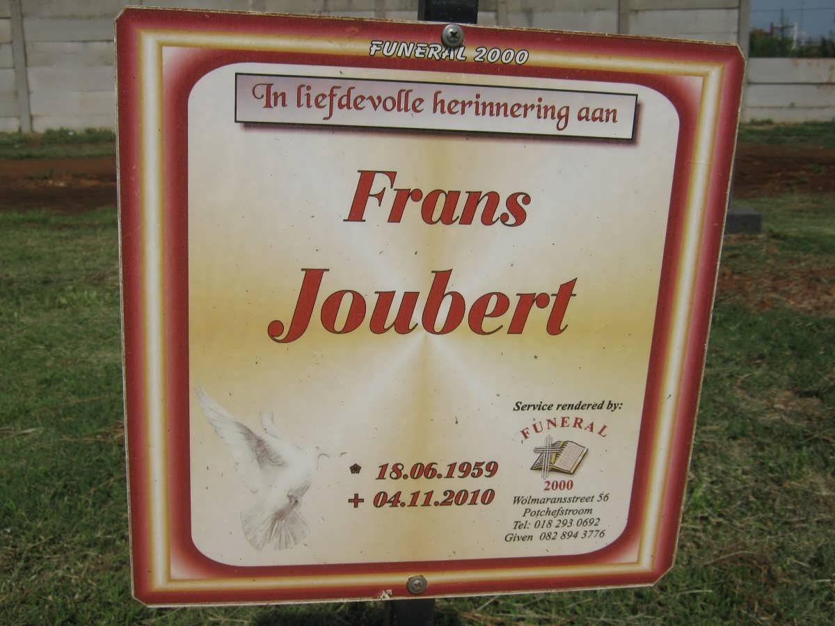 JOUBERT Frans 1959-2010