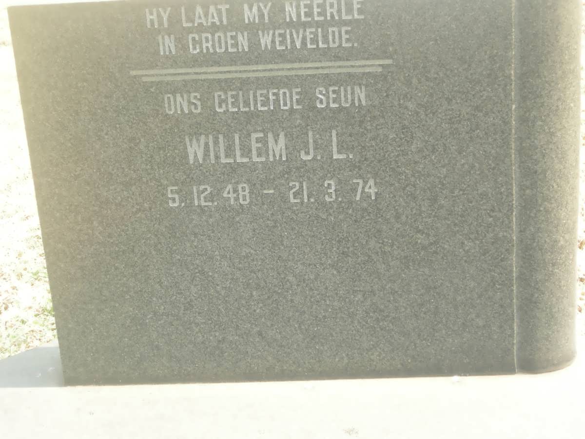 JOOSTE Willem J.L. 1948-1974
